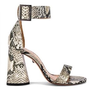 SCHUTZ Andreina Heel in Natural Snake